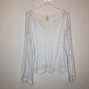 We The Free Waffle Top Tunic Size Medium